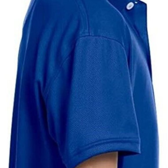NWT HARRITON DOUBLE MESH SPORT SHIRT TRUE ROYAL BLUE SMALL - Picture 4 of 9